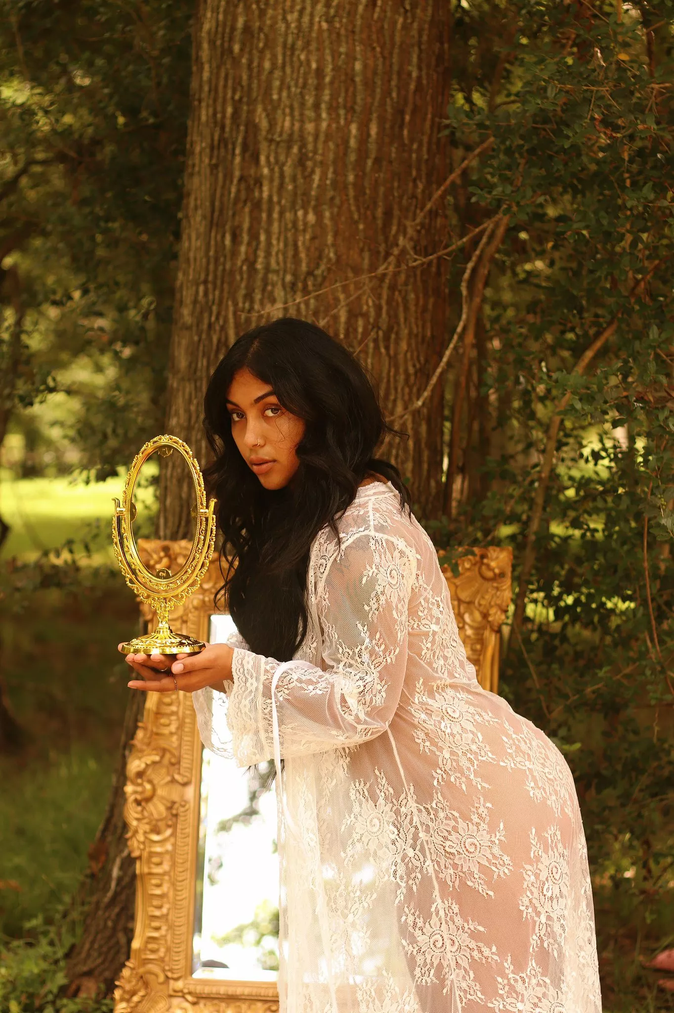 Mirror, mirror.. I’m naked under this robe