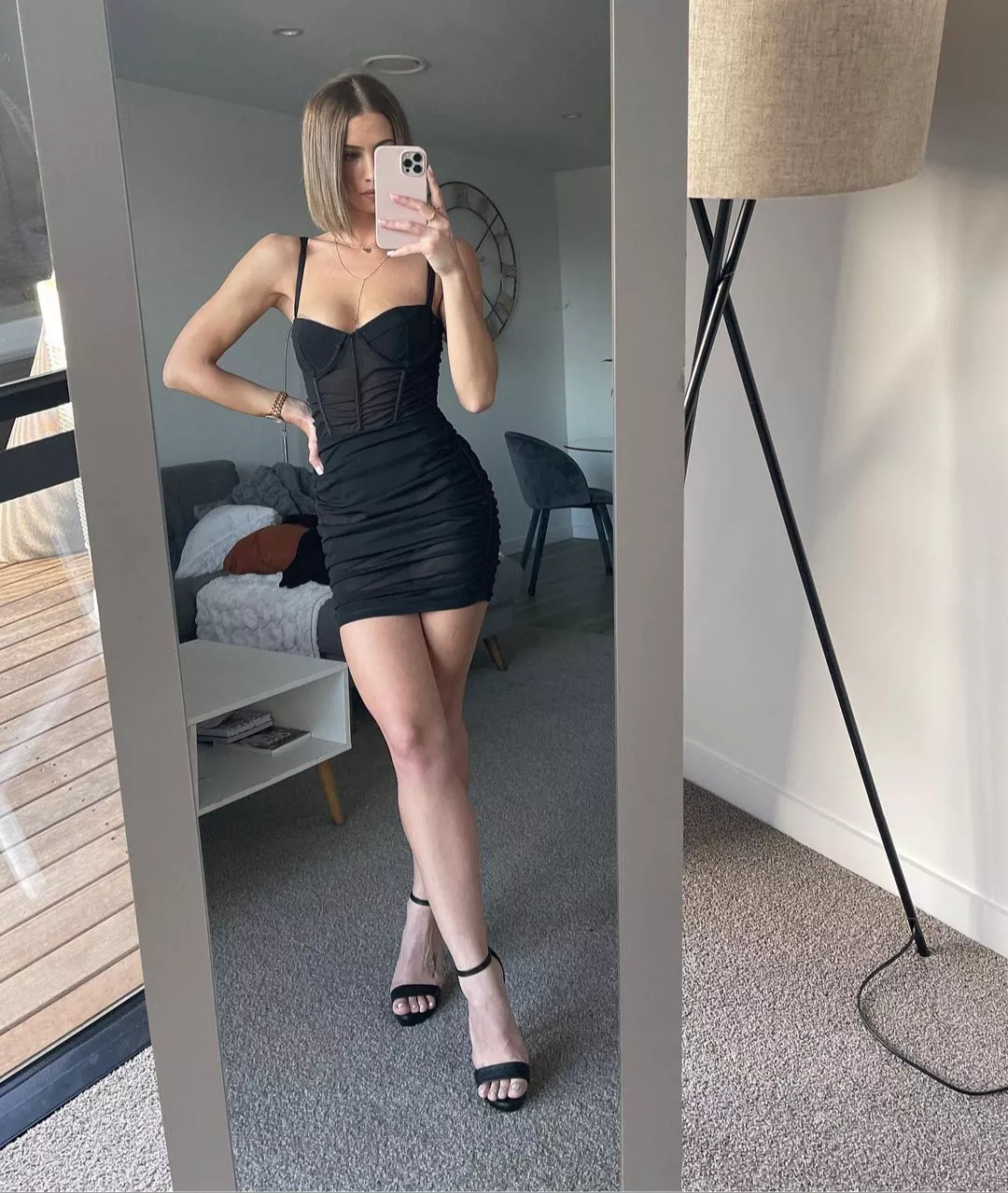 Mirror selfie in the dress Mirror selfie in the dress
