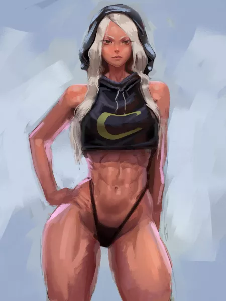 Miruko ready for a workout (ujac) [My Hero Academia]