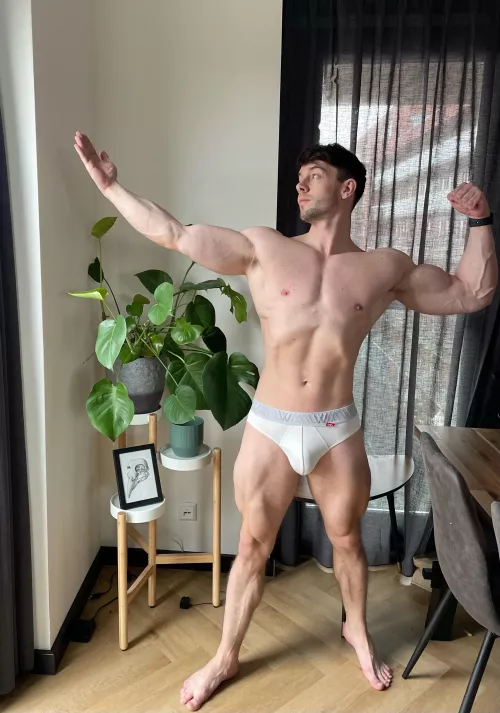 Modern Classic: Tight White Briefs