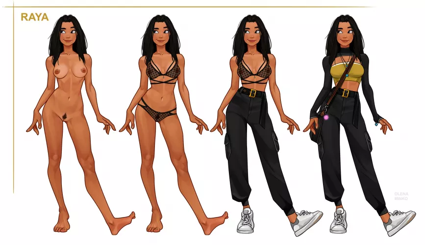 Modern day Raya (Olena Minko) [Raya and the Last Dragon]