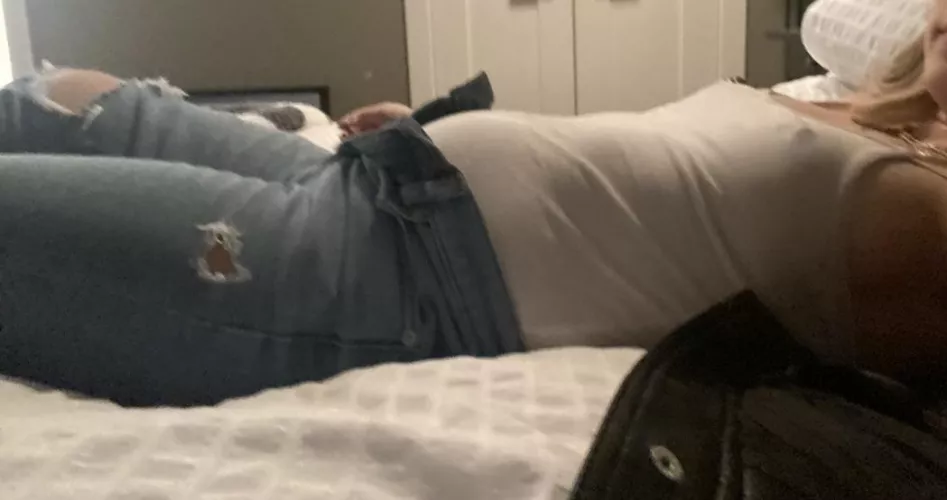 Mom having fun