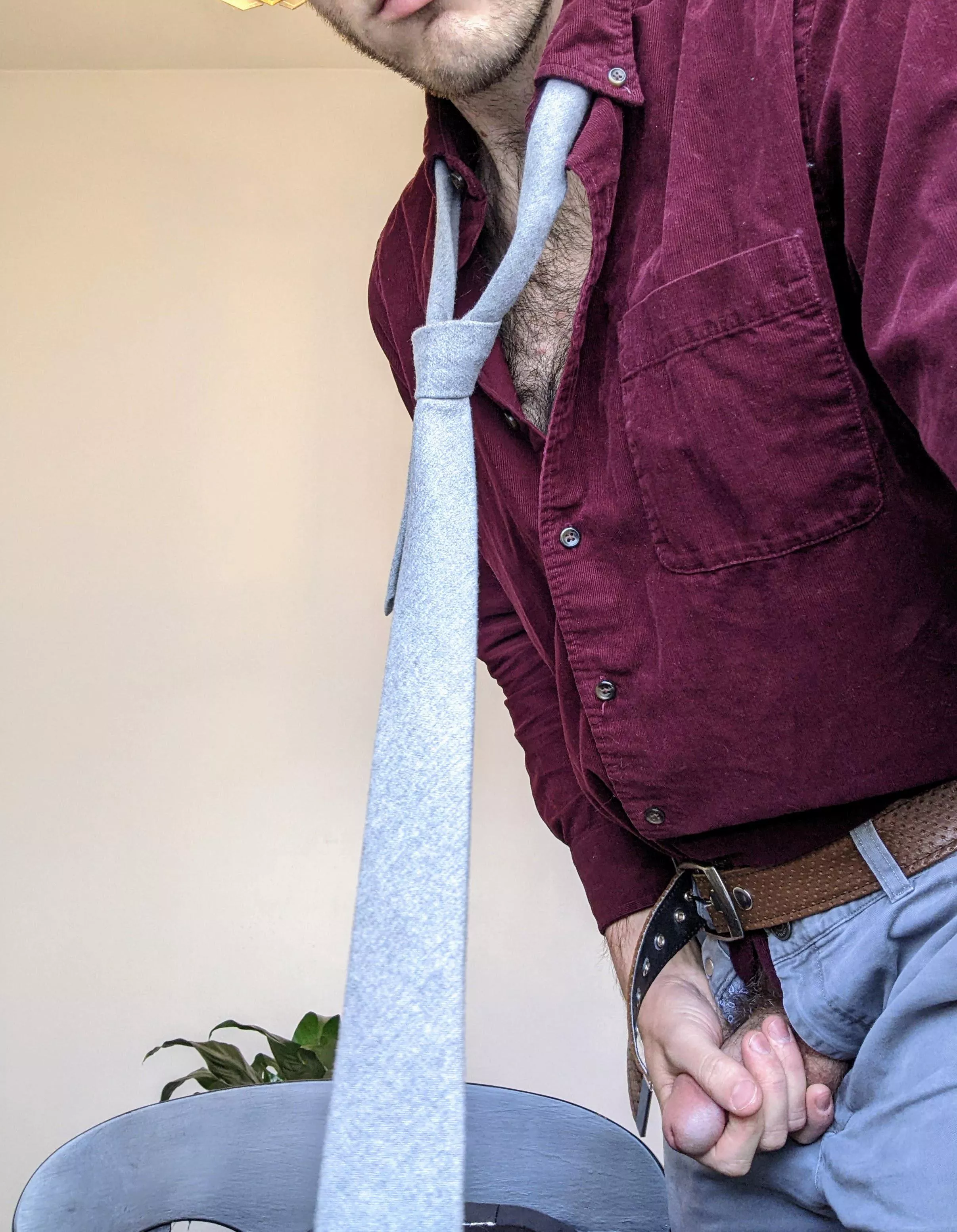 Moments before the zoom call starts