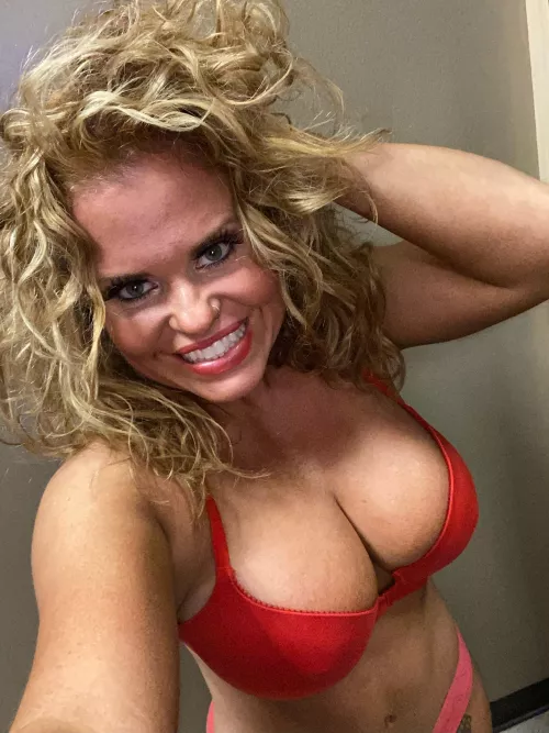 Mommy in her panties and bra for titty tuesday