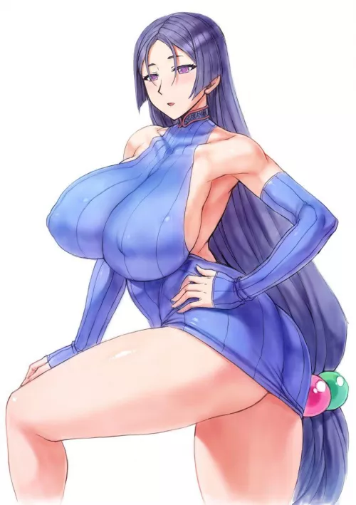 Mommy Raikou rocking the virgin killer sweater.