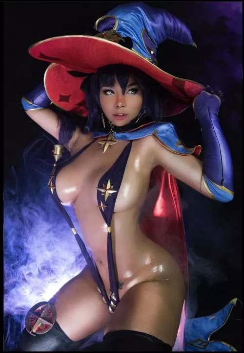 Mona from Genshin by The Fantastic Nami