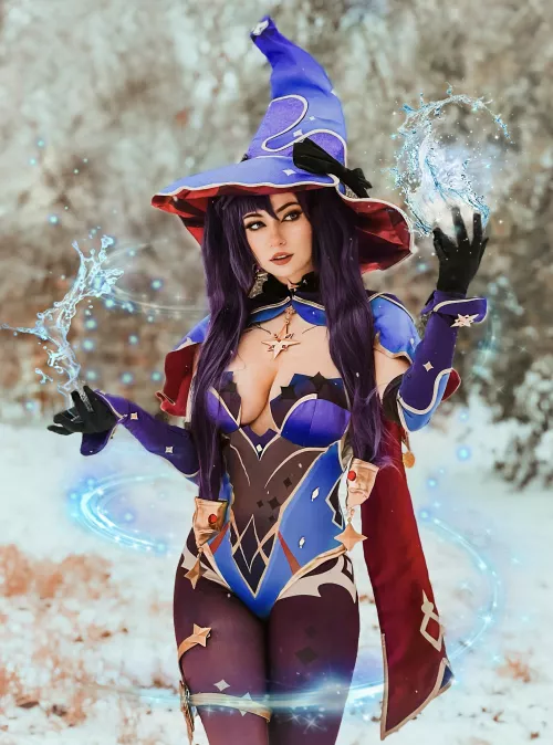 Mona from Genshin Impact by SpookyFoxx (self)