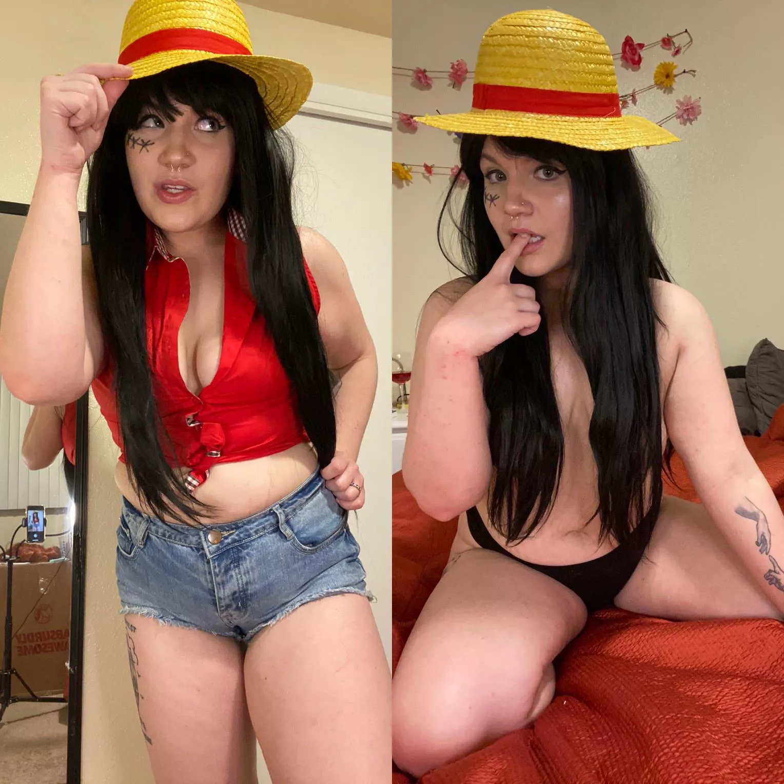 Monkey D. Luffy on/off by CosplayBunny Monkey D. Luffy on/off by CosplayBunny
