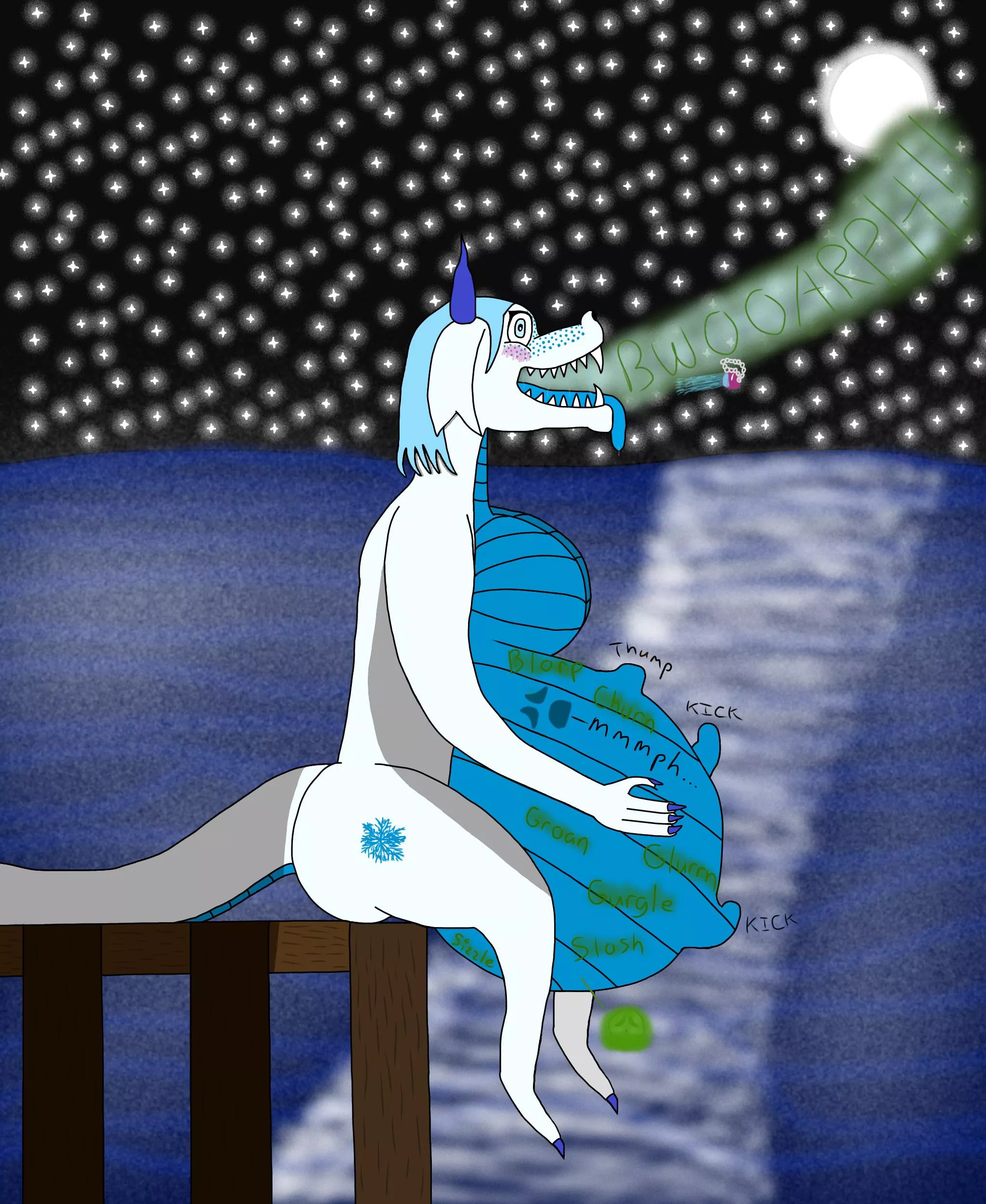 Moonlight Meal (OC by CryoDrago) Moonlight Meal (OC by CryoDrago)