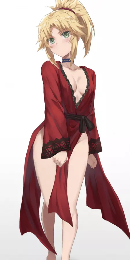 Mordred is pretty sexy in that nightgown Mordred is pretty sexy in that nightgown