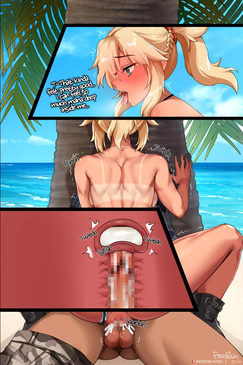 Mordred loves getting her pussy filled with Mana! (Reine) Mordred loves getting her pussy filled with Mana! (Reine)