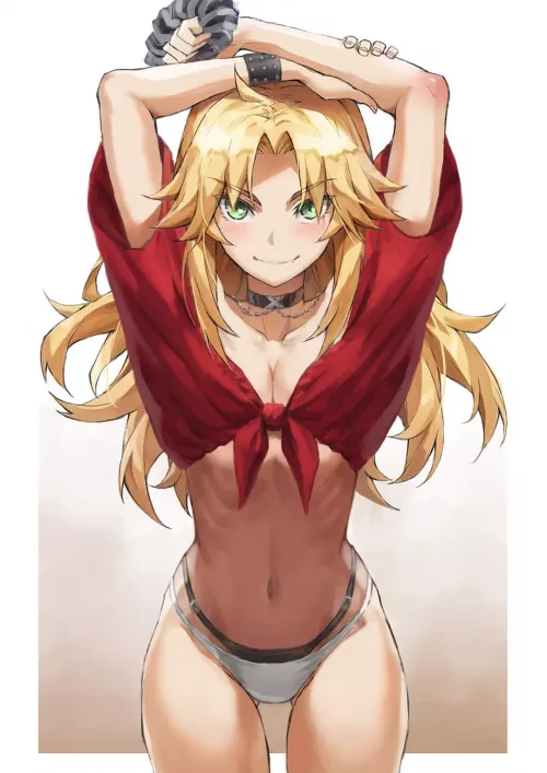 Mordred's small waist & thicc hips are top notch Mordred's small waist & thicc hips are top notch