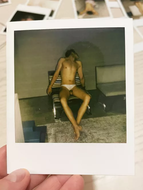 More from the new polaroid collection… after I tied him to the chair in only his panties, but before I totally ruined him. More from the new polaroid collection… after I tied him to the chair in only his panties, but before I totally ruined him.