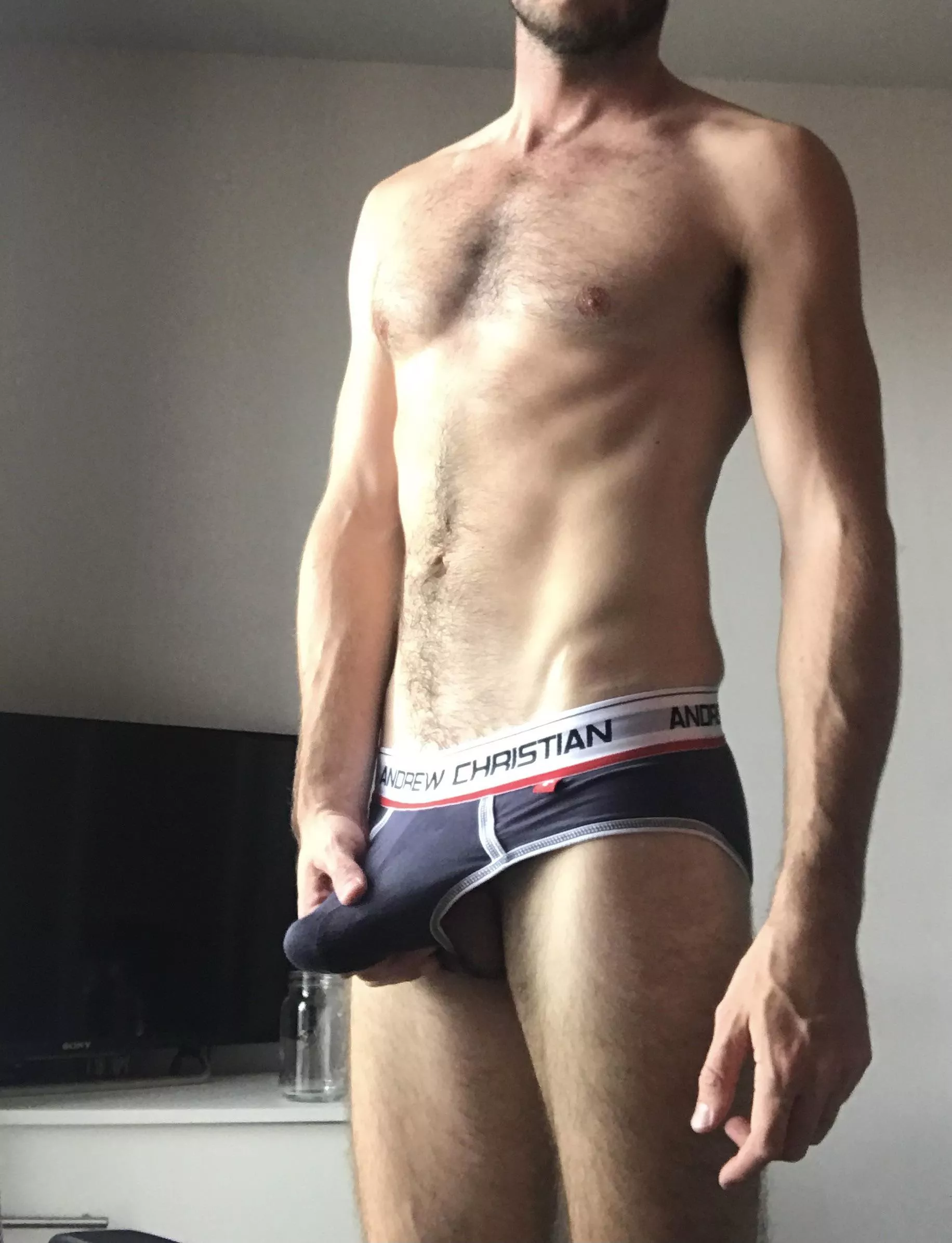 More like a tent than a bulge. Give me a hand with the pole?