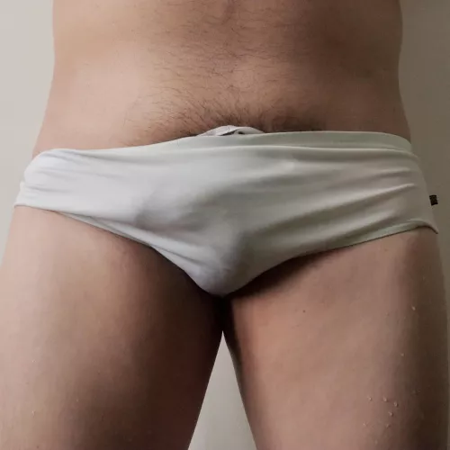 More see-through than I thought 😐 At least the other swimmers got a nice view.