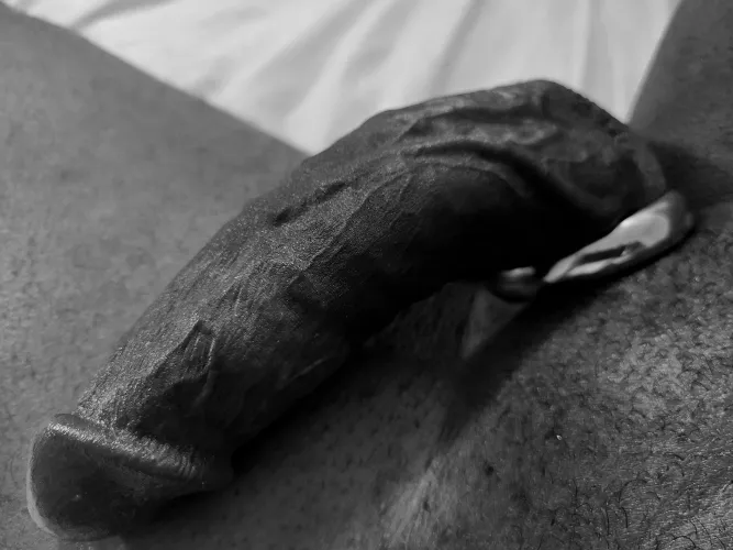 Morning edging session with the ring in place. So good!