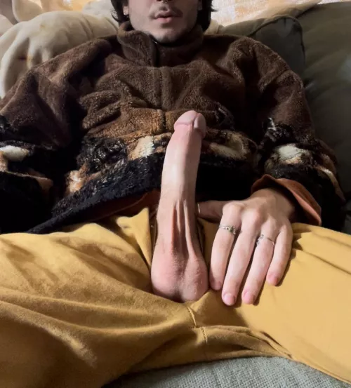 morning ☺️horny on the couch