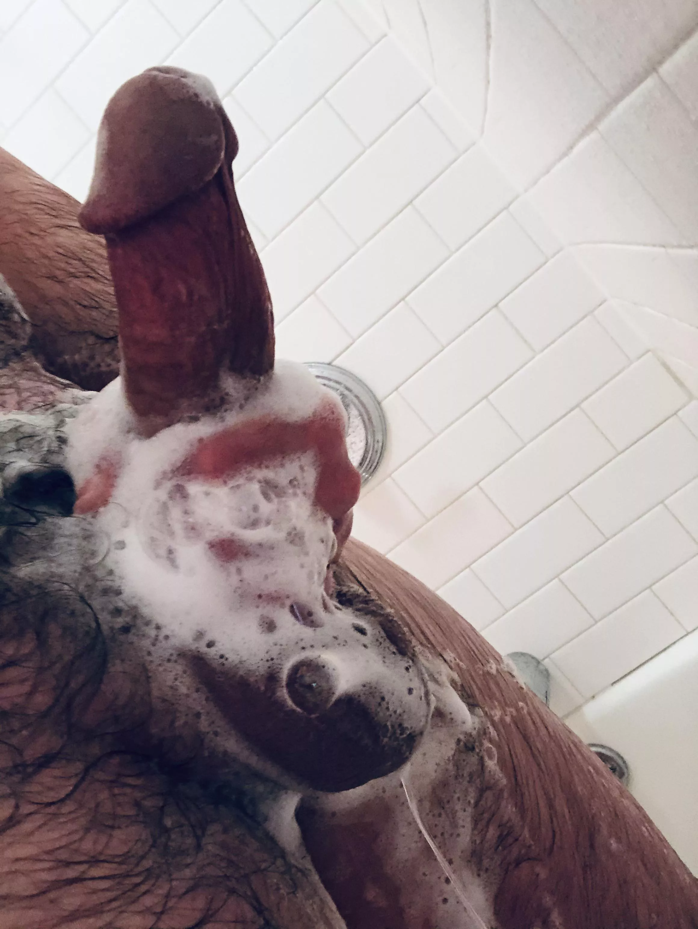 Morning shower 🧼 🚿 and wood.