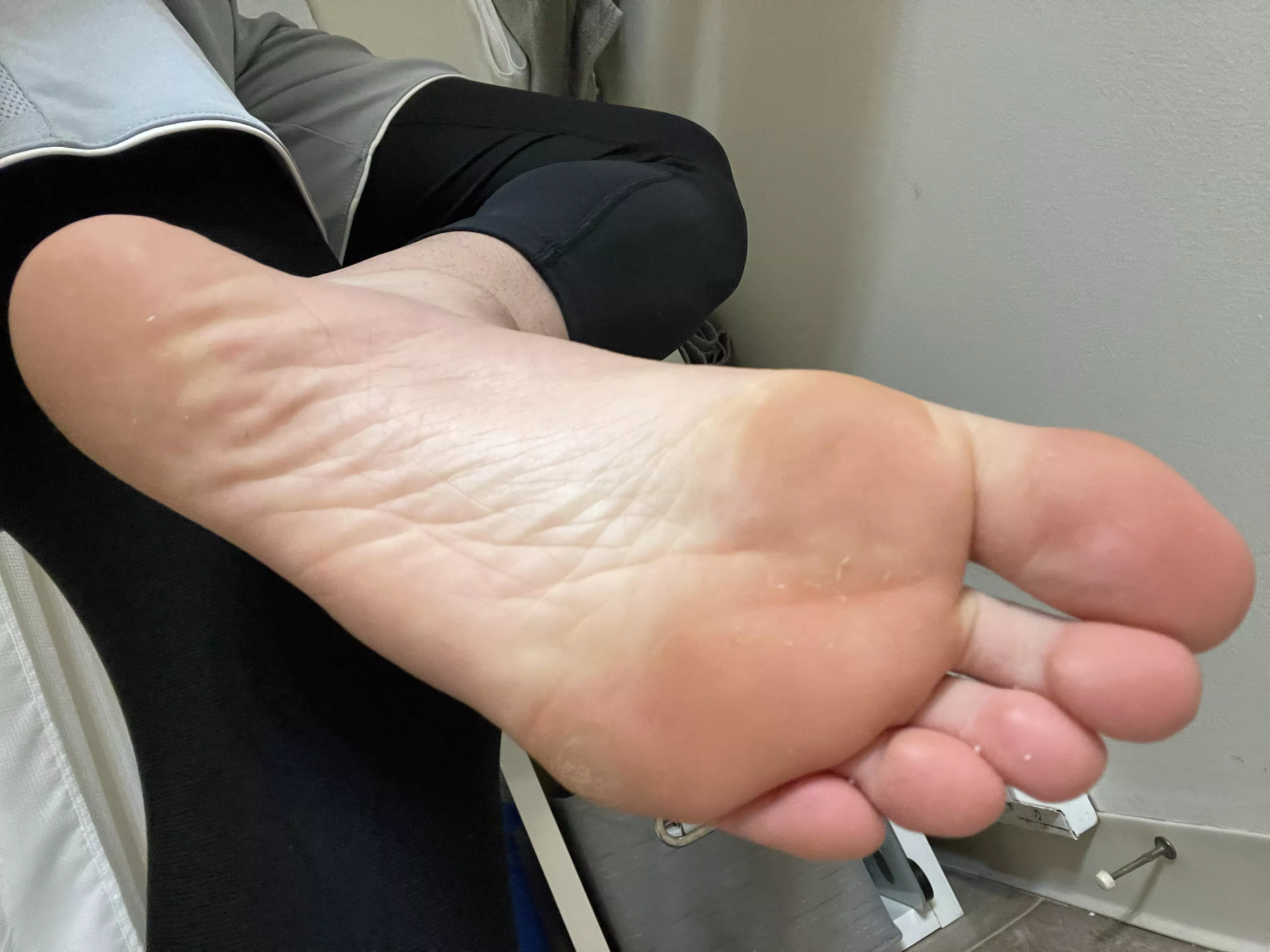 Morning soles after a workout - enjoy