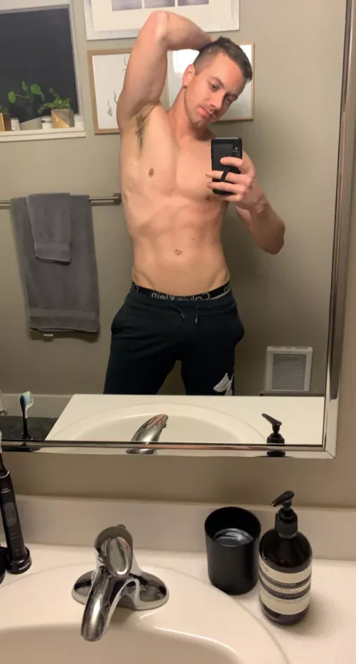 Morning stretch. Morning stretch.