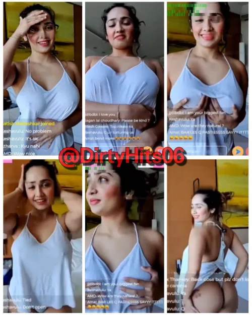 🔴 Most Demanded! 🔴 💜🌈 Most Demanded Girl! Aditi Mistry Latest Braless Live, Playing With Her B00bies!! 35 Mins+ With Clear Voice!!💜🌈