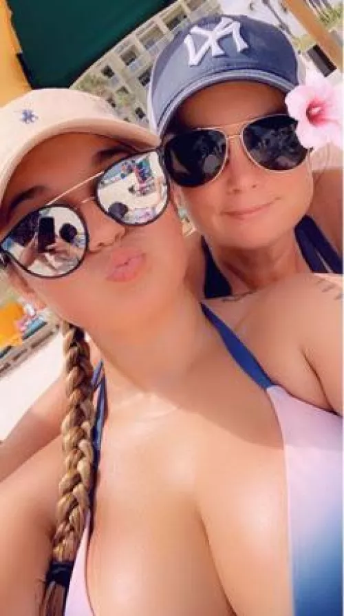Mother Daughter Beach Time