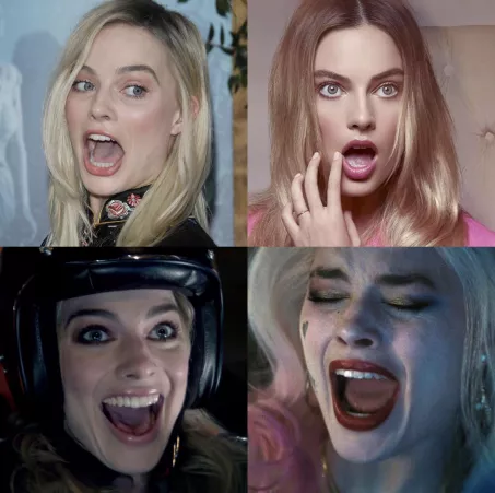 mouth open margot robbie mouth open margot robbie
