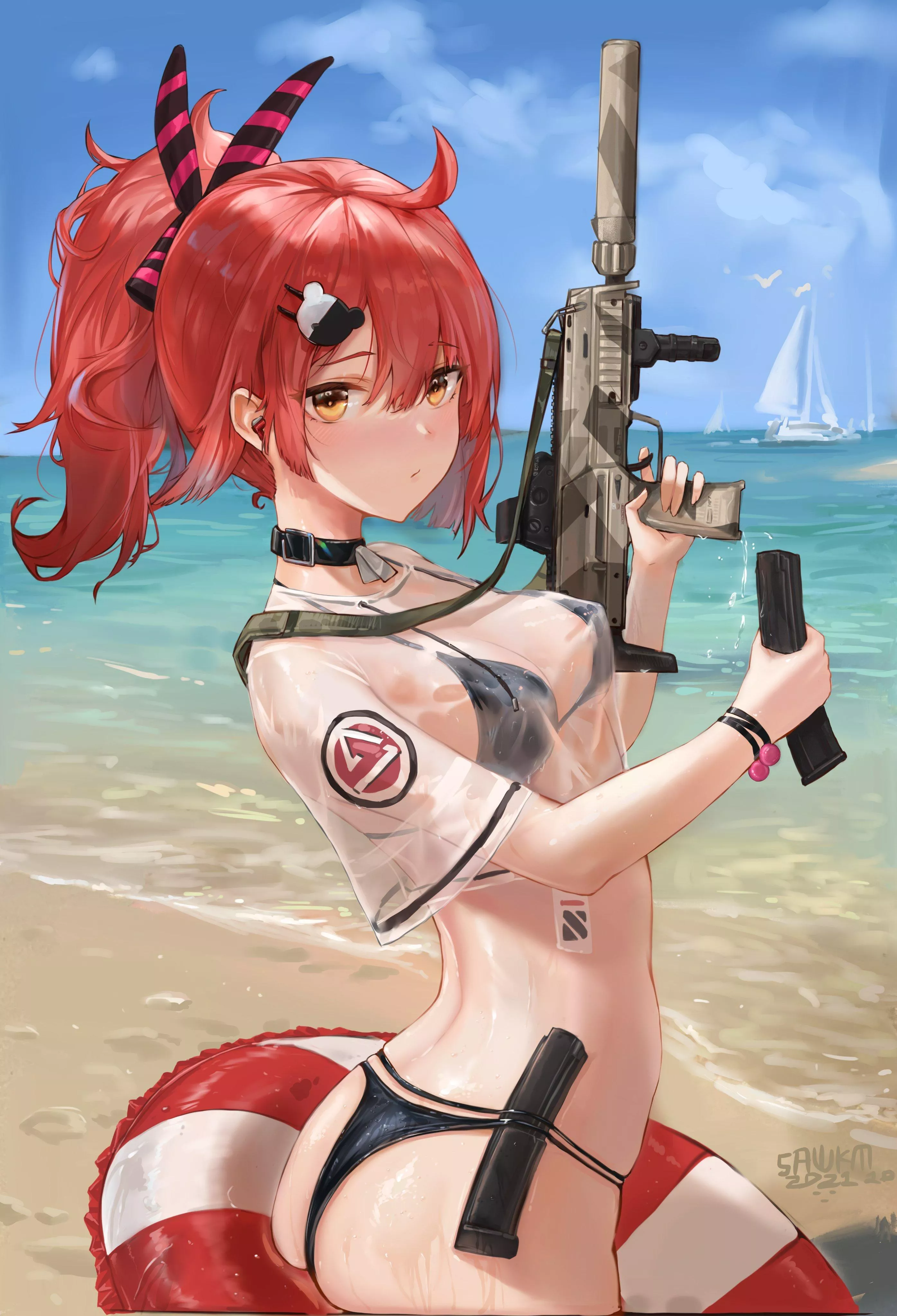 Mp 7 girls frontline nudes in ecchi | Onlynudes.org