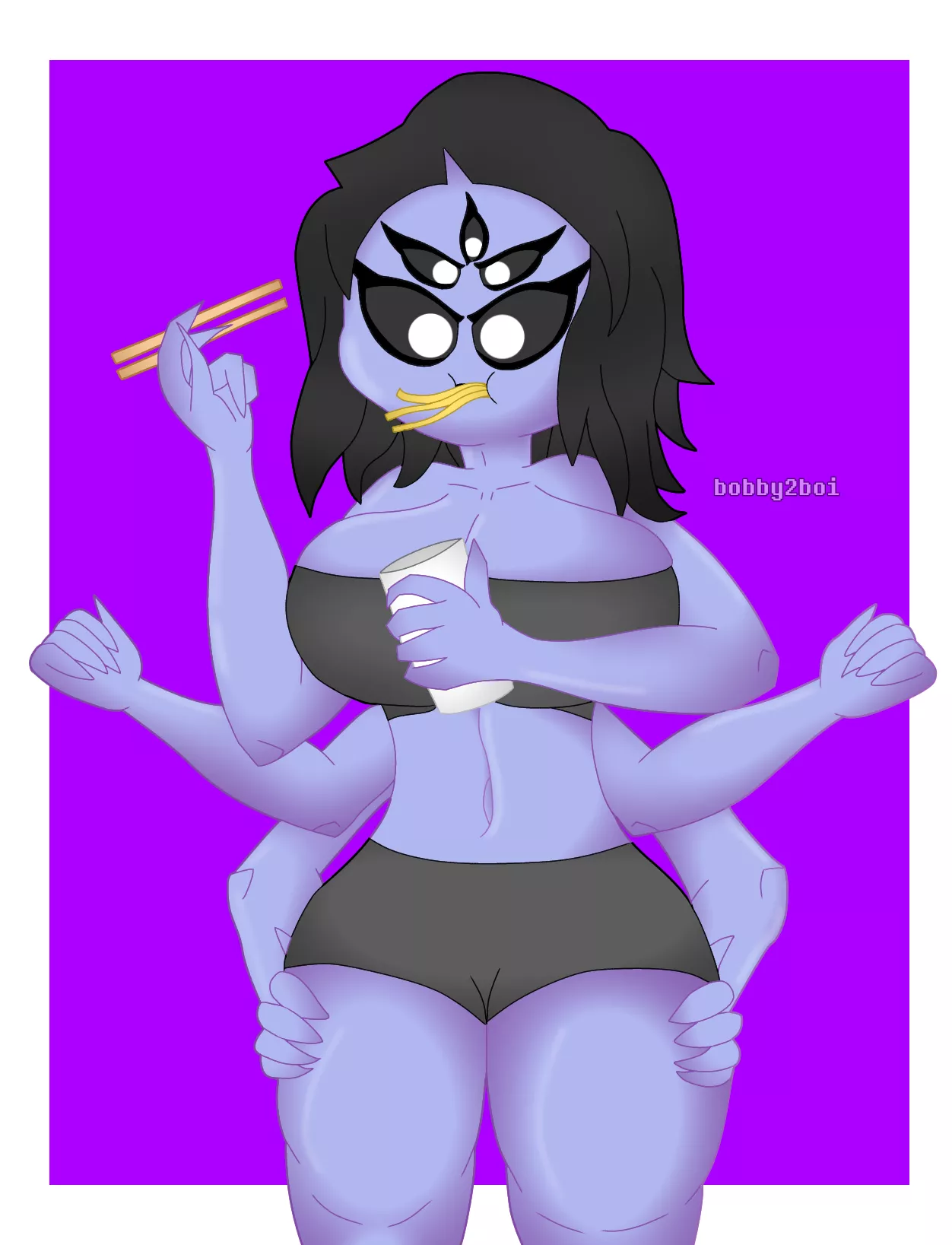 Muffet Eating Noodles Muffet Eating Noodles