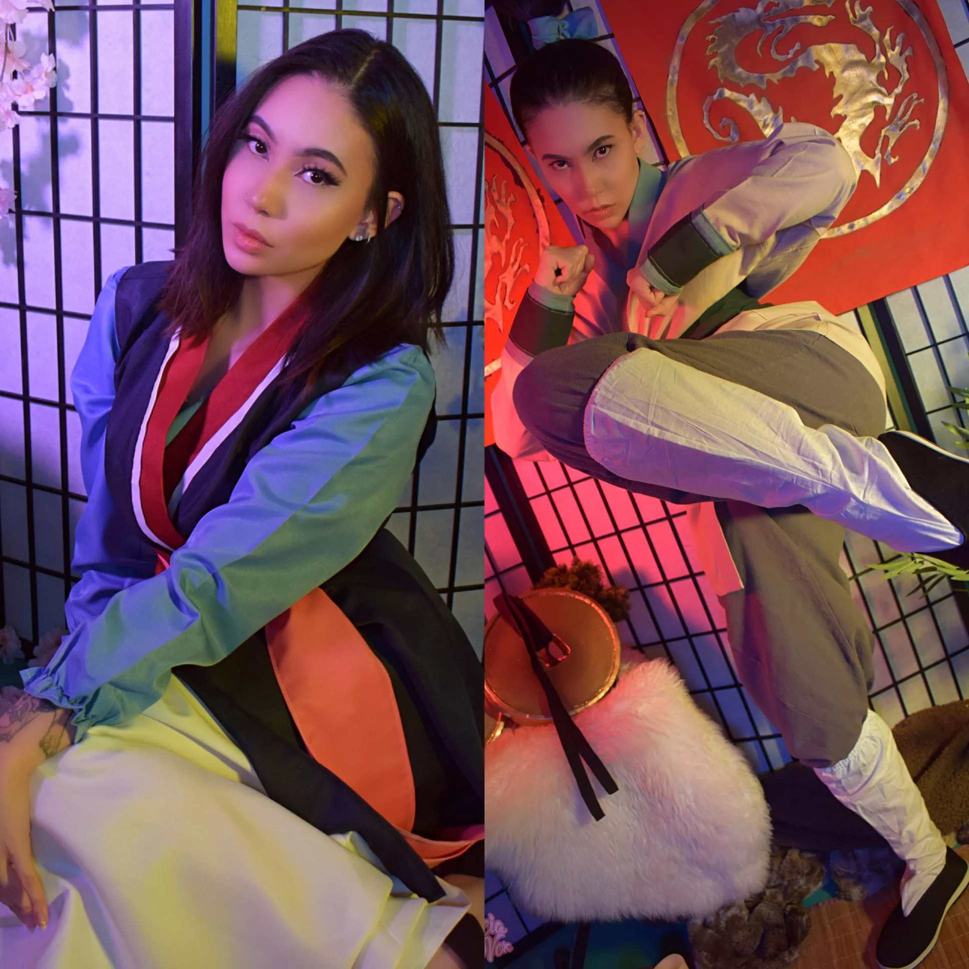 Mulan/Ping cosplays by Felicia Vox Mulan/Ping cosplays by Felicia Vox