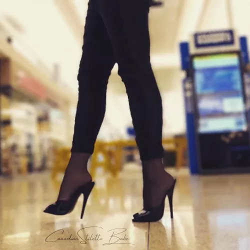 Mules and nylons