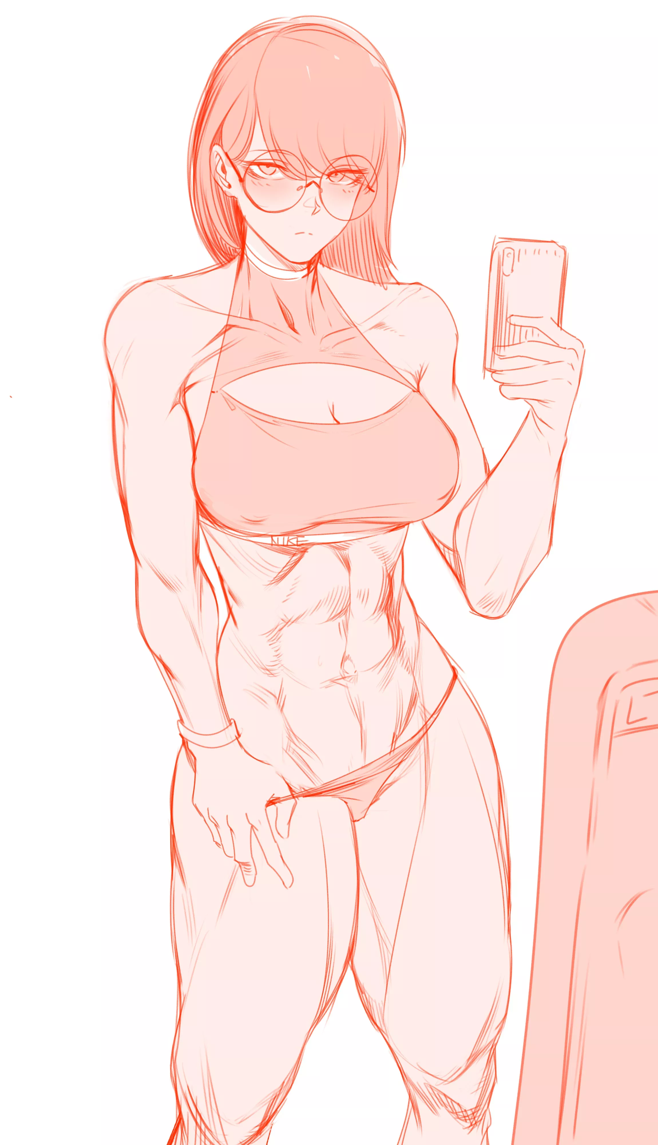 Muscle Girl in MyHentaiGallery 