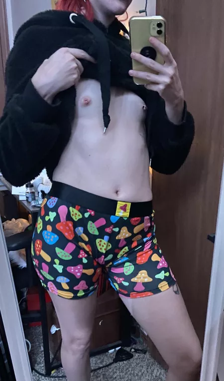 Mushroom boxers and comfy sweaters ππ€ Mushroom boxers and comfy sweaters ππ€