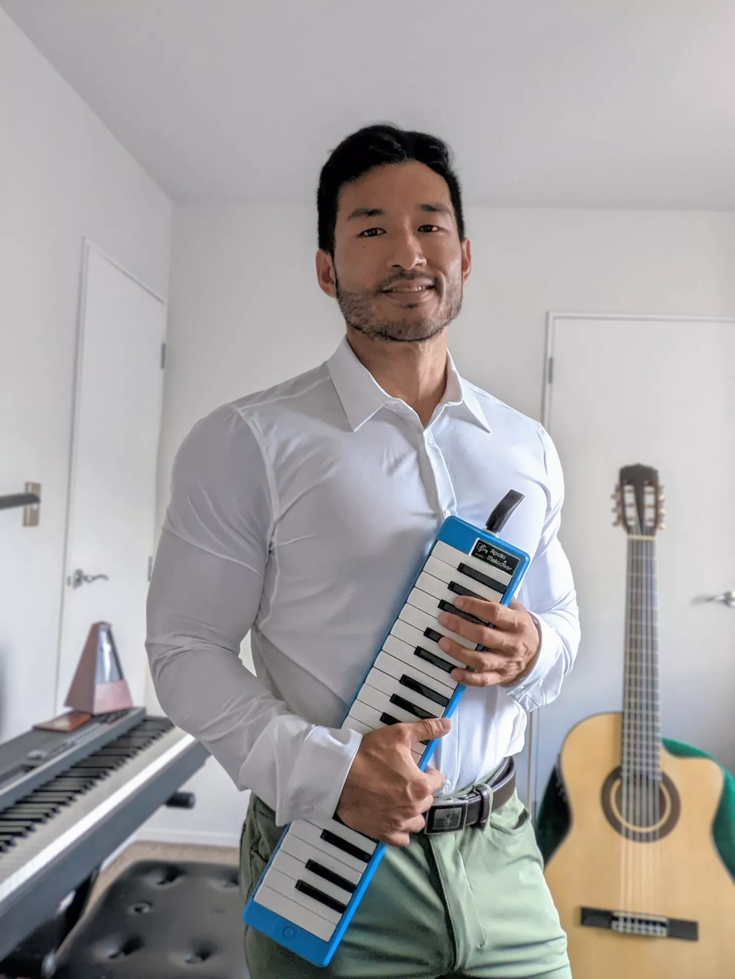 Music Teacher. It's my first day back at school after six weeks of summer. Let's do this.