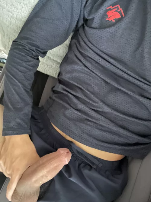 my 18 year old cock right before i go on a run