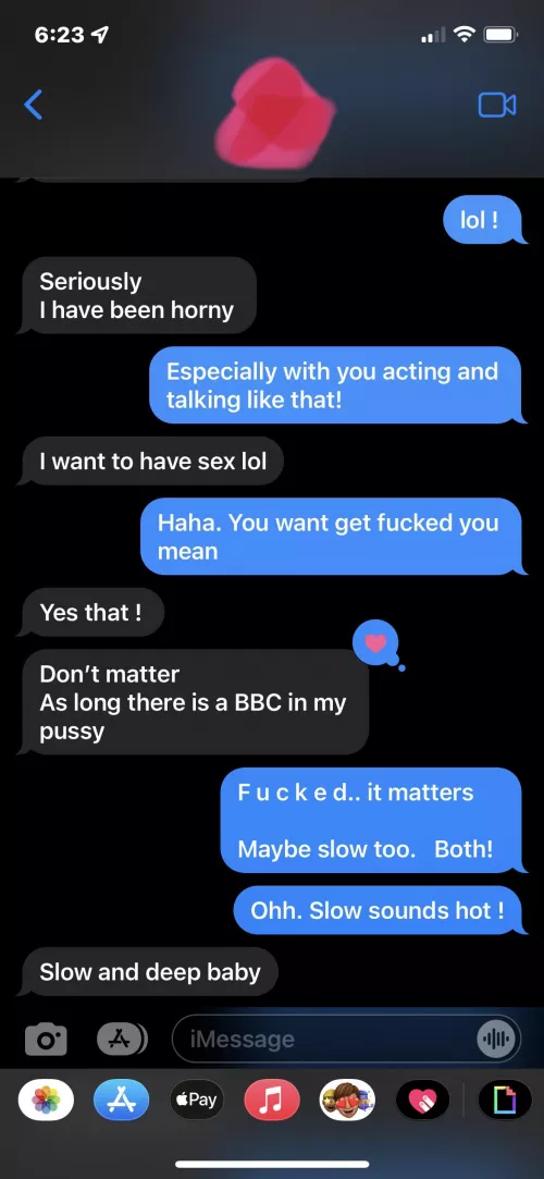 My Asian GF being horny at work right now.