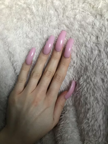 my barbie nailsβ€οΈβπ₯