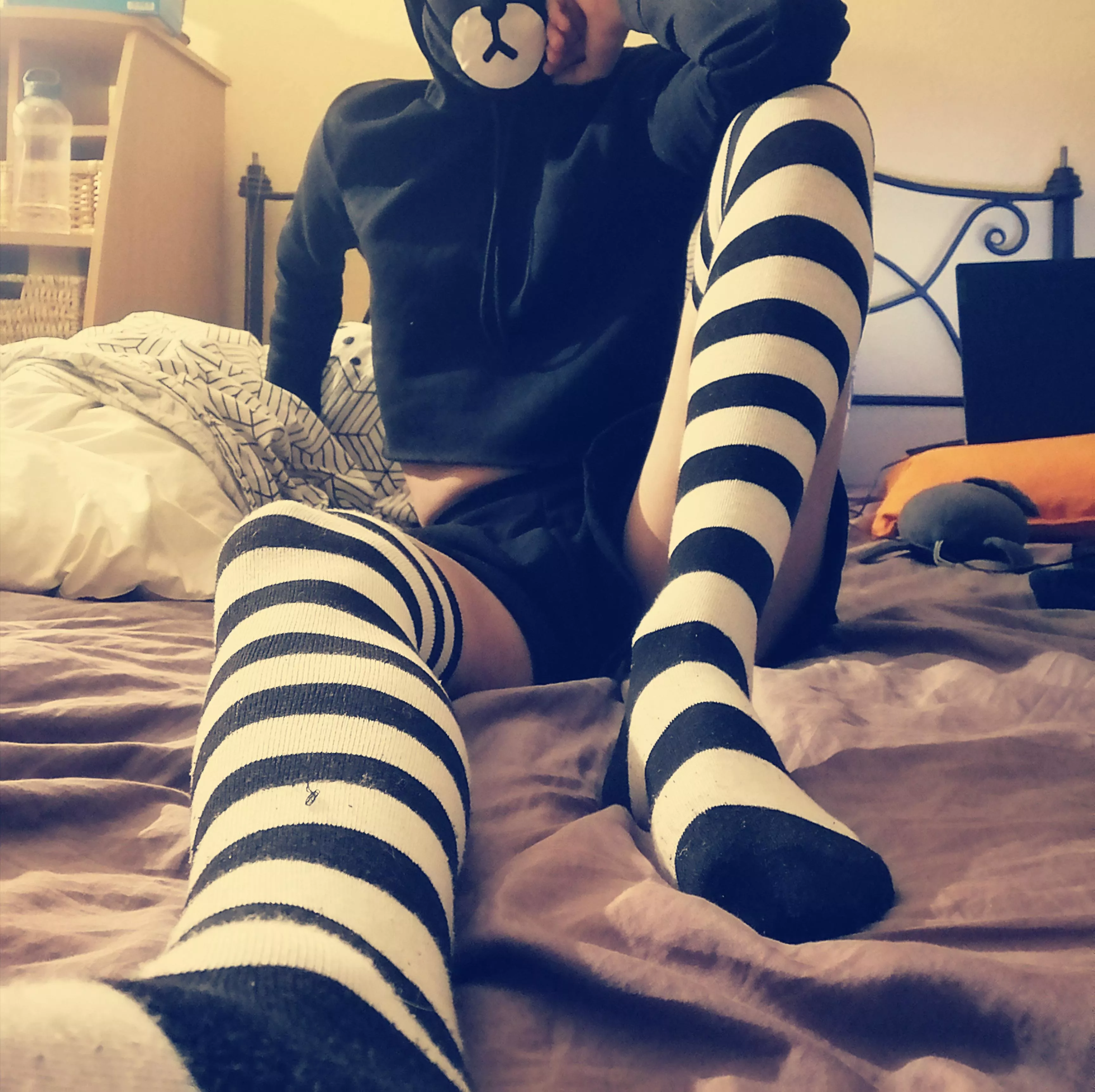 My beds a mess, sorry!