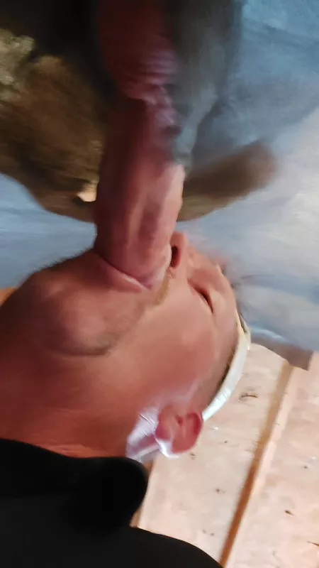 My best friend says.. give me a shot and a dick-hole (aka glory hole) and I'll let you suck me.. 2mins later I got his cock in my mouth. My best friend says.. give me a shot and a dick-hole (aka glory hole) and I'll let you suck me.. 2mins later I got his cock in my mouth.