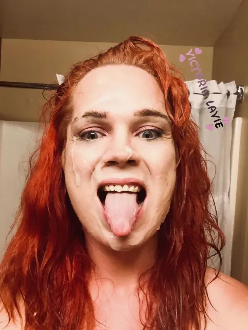 My bf🍆💦❤️nutted on my face on Valentine’s