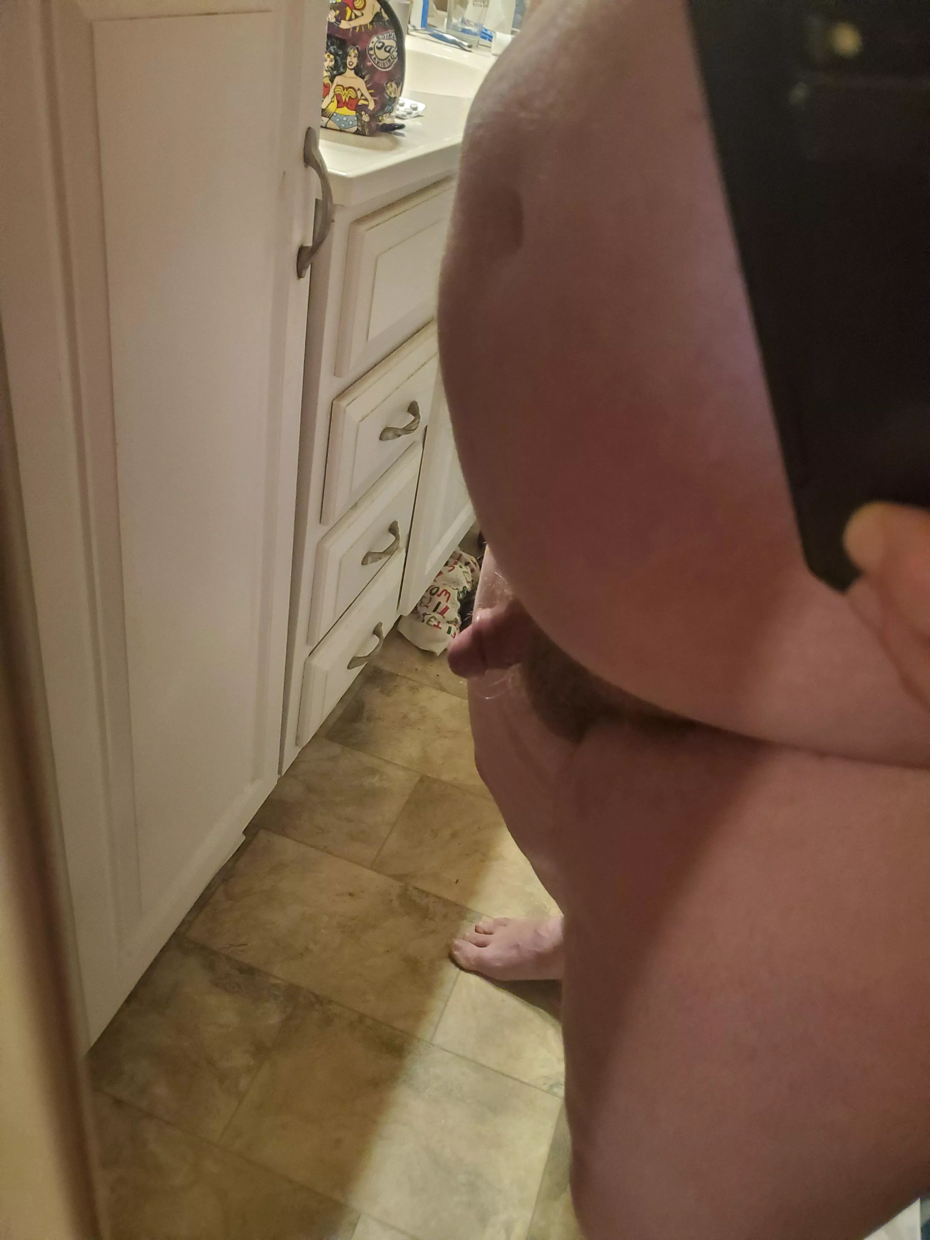 My big belly and small cock