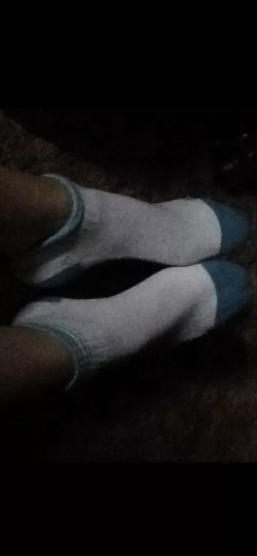 My big smelly socked feet 🥴