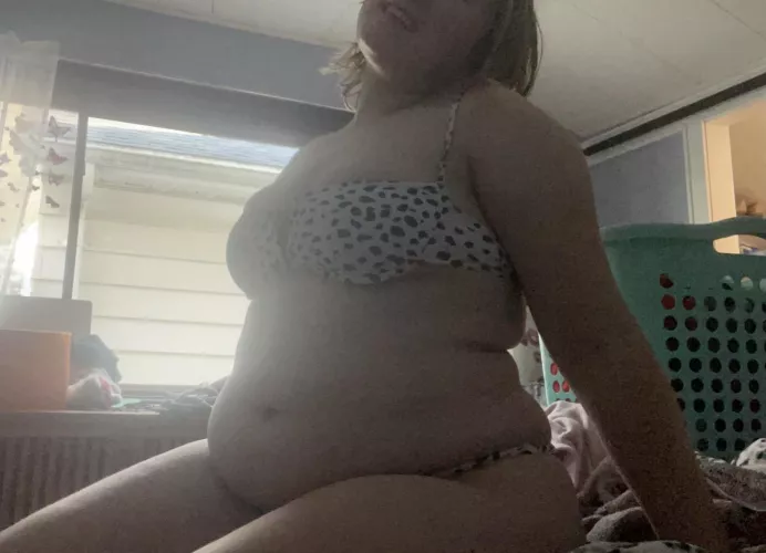 My bikini is getting a little tight on me hehe