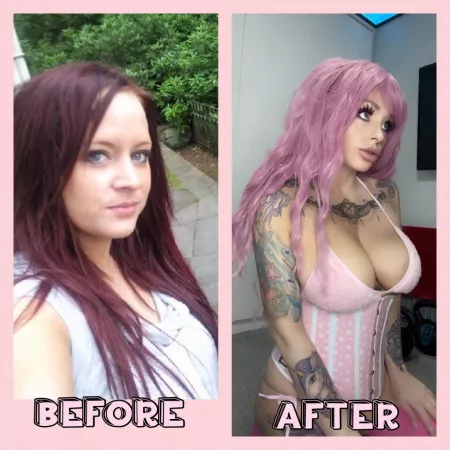 My bimbo journey! 12 years difference ๐๐๐