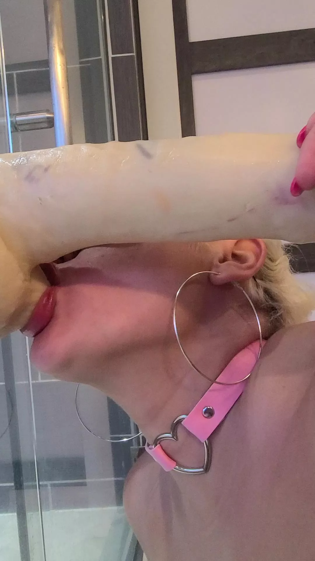 My bimbo lips at work My bimbo lips at work