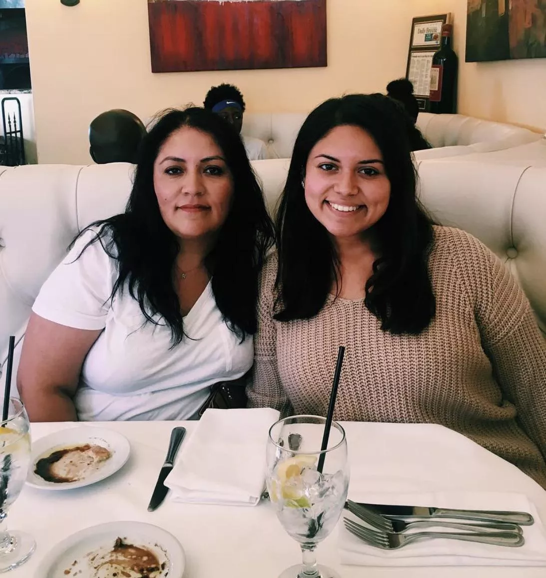 My boss and her daughter.