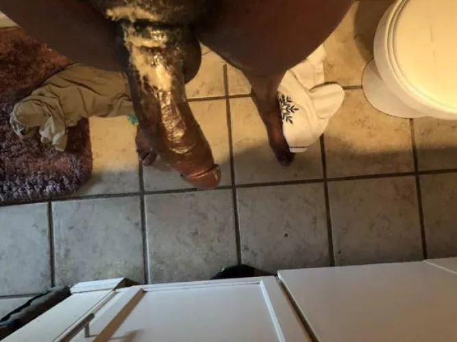 My boss just nutted all over my dick