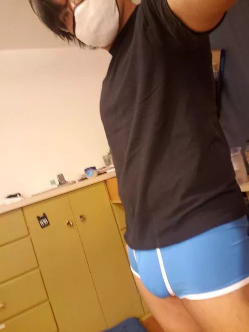 My bulge in some sky blue undies