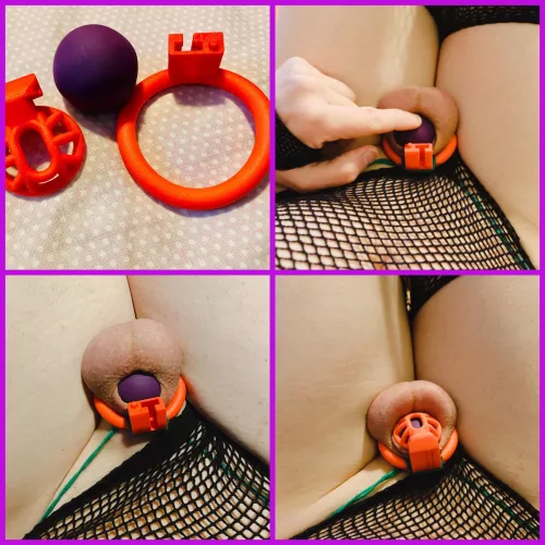 My clitty gag device.