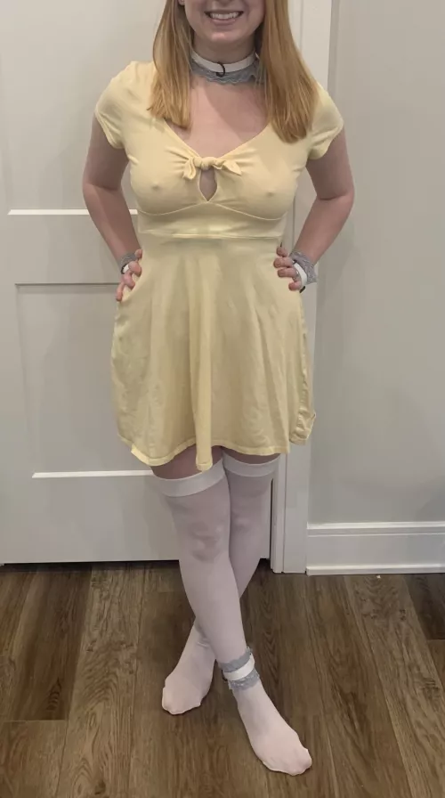 My collar matches my cuffs (oc)